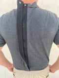 Men's Short Sleeve Polo Shirt Jumpsuit # MSSPJUM