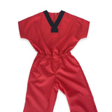 Adult Unisex S/S V-Neck Tough Jumpsuit # 307SSJUMV