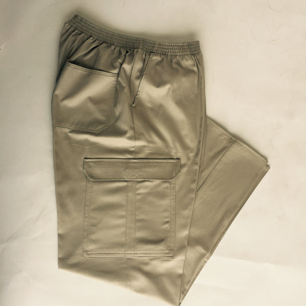 Full Elastic Waist Cargo Pants for Men #103EC