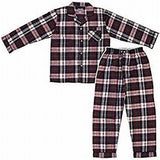 Men's L/S Brodcloth Pajama Jumpsuit with Zipper closure # 601J