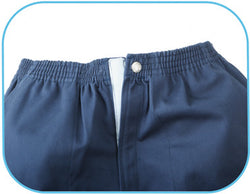 Men's Full  Elastic Waist Pants with Velcro (R) Closure # 101FV